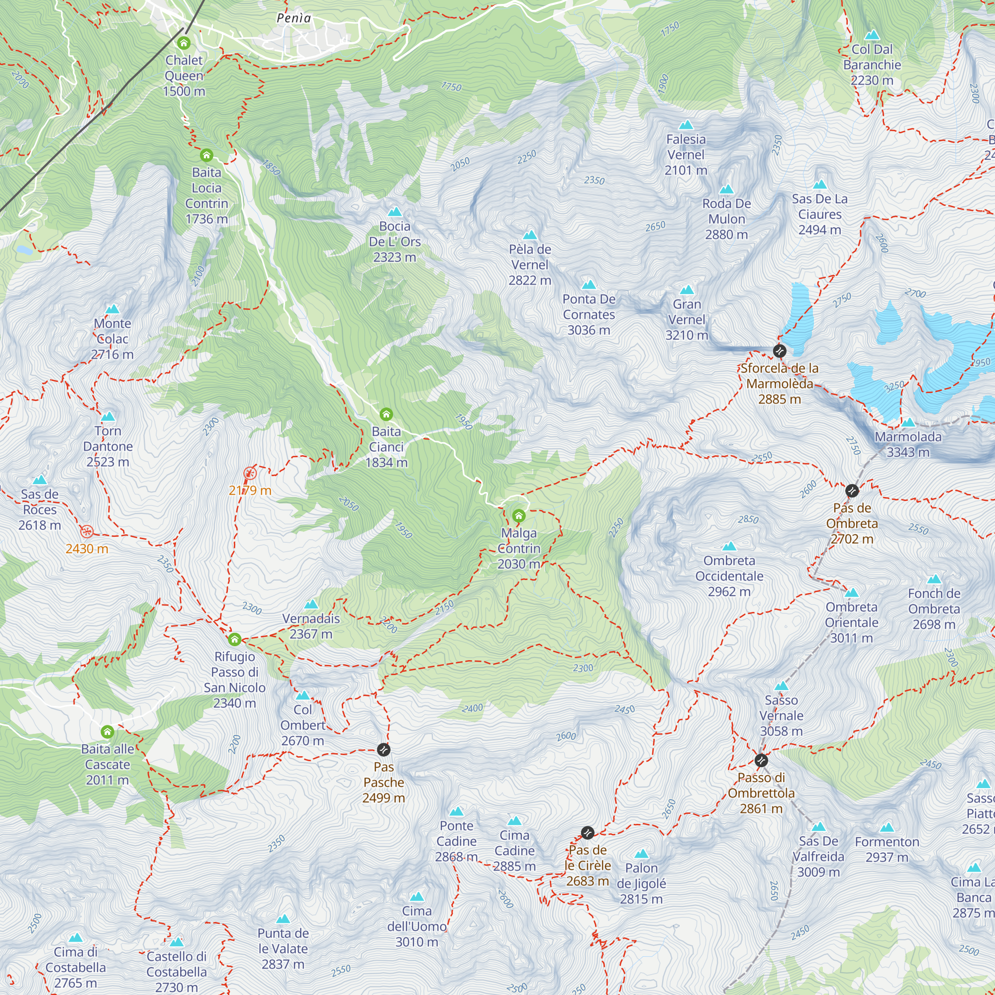 Annesso Efrem Reatto map
