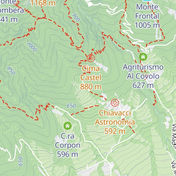 Map of C.ra Castello