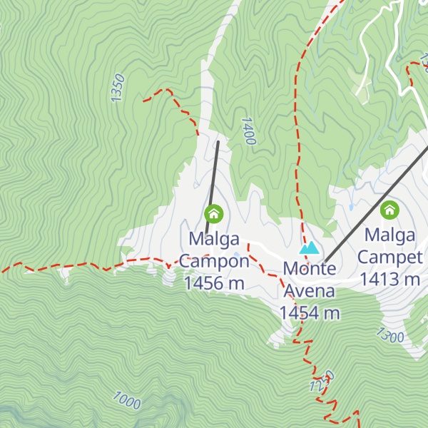 Map of Malga Campon