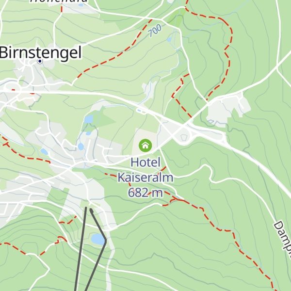 Map of Hotel Kaiseralm