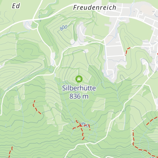 Map of Silberhütte
