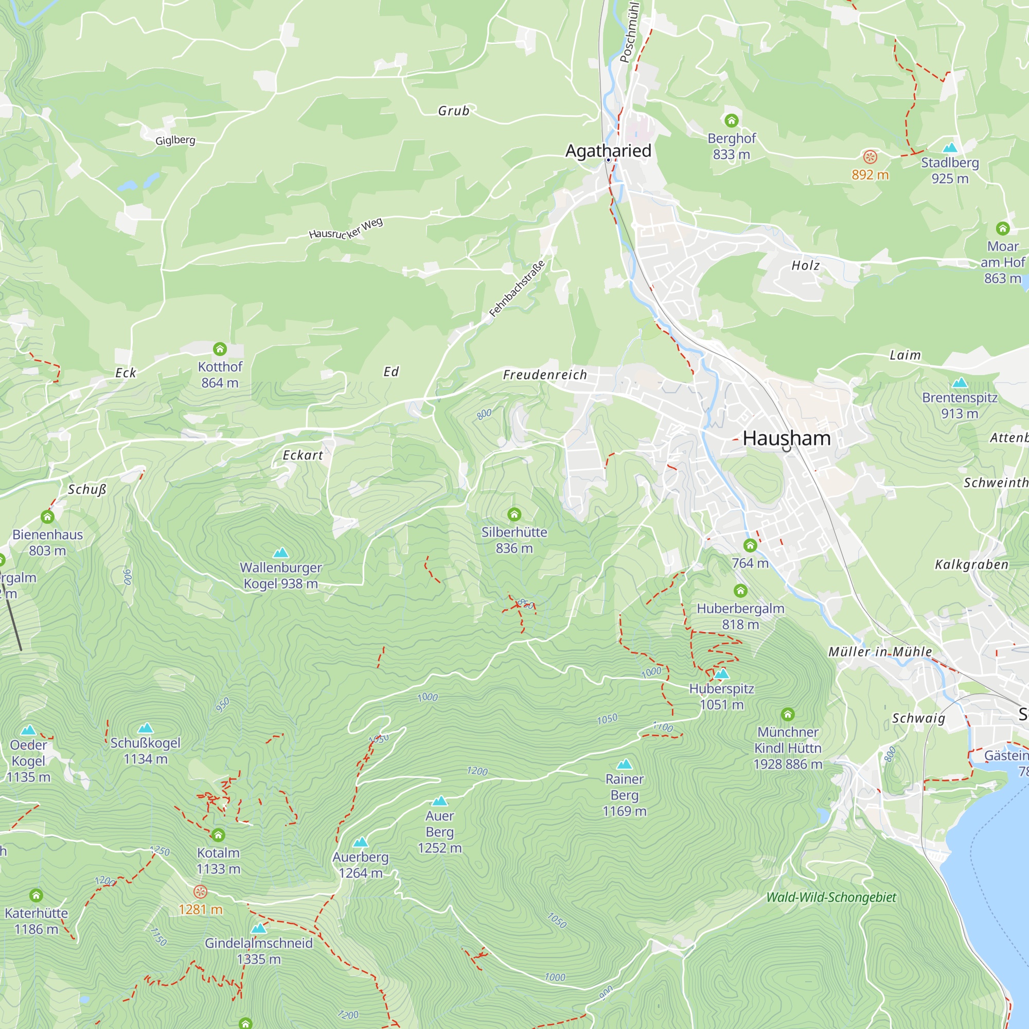 Silberhütte map