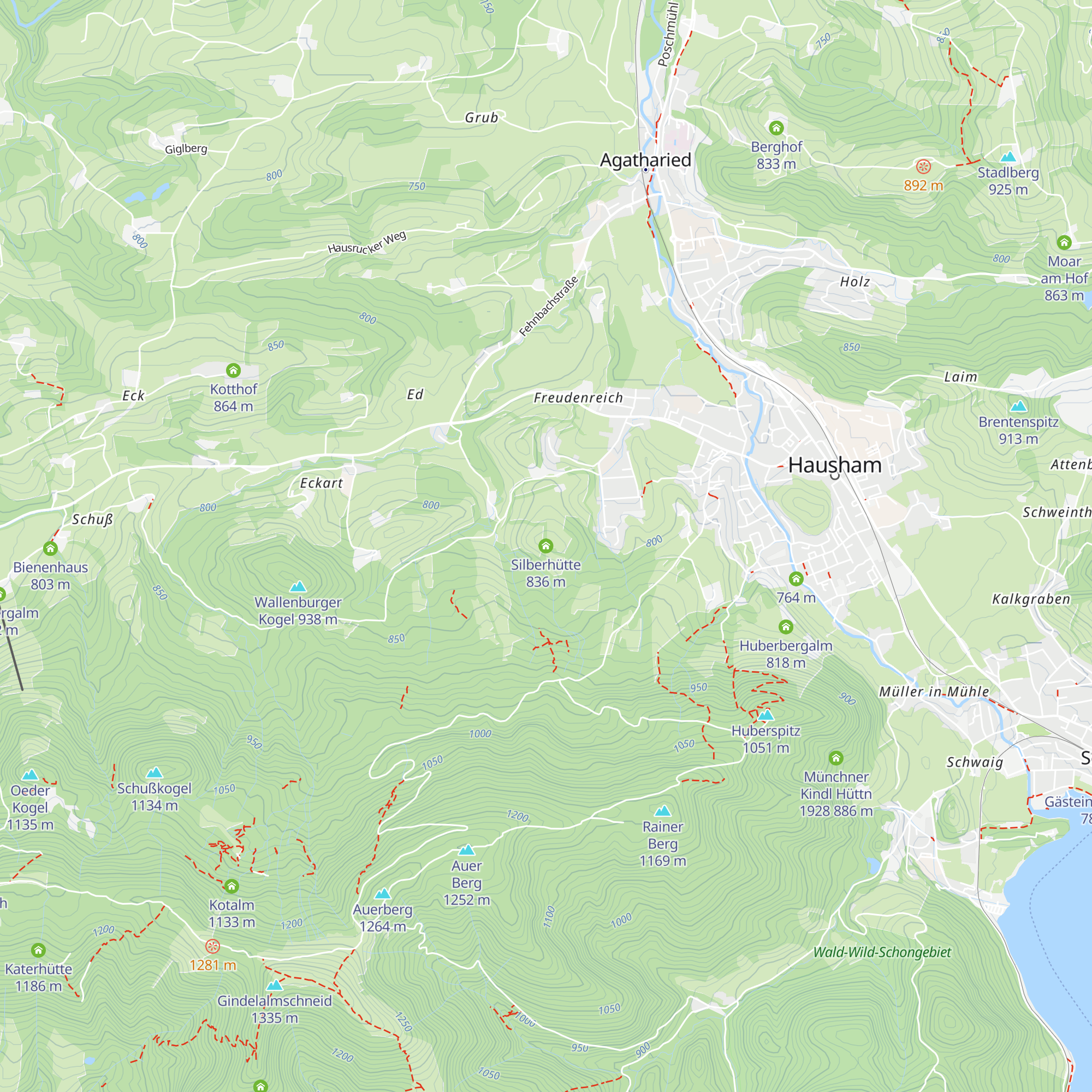 Silberhütte map