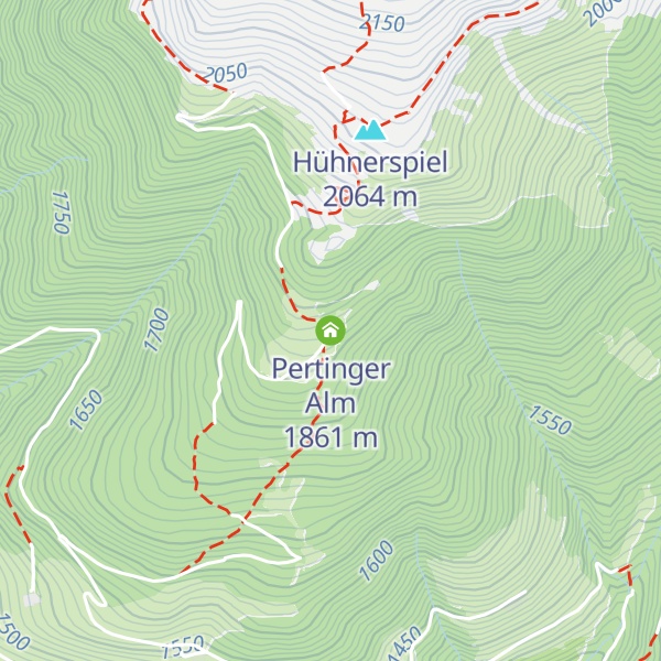 Map of Pertinger Alm