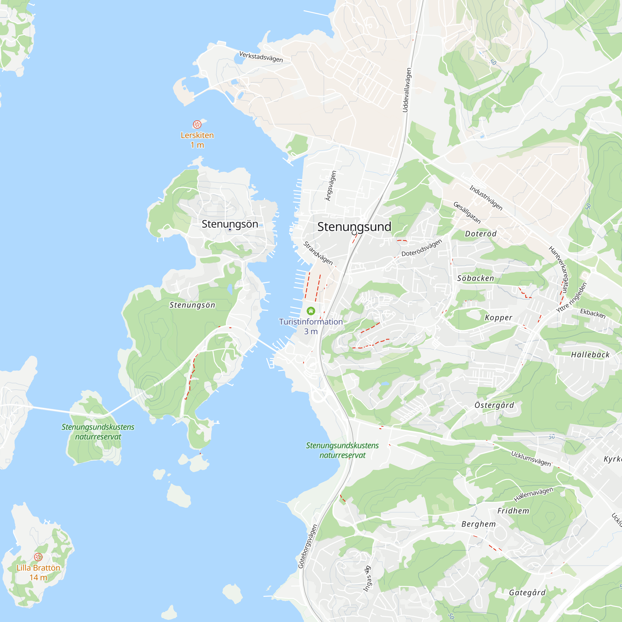 Turistinformation map