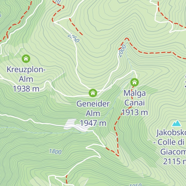 Map of Geneider Alm