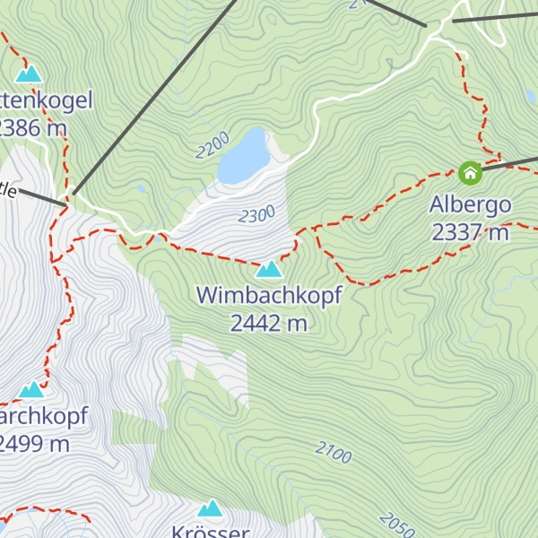 Map of Wimbachkopf