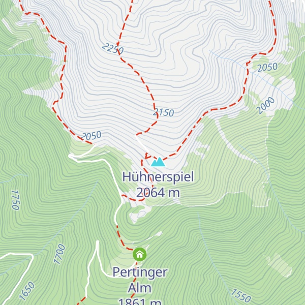 Map of Obere Pertinger Alm