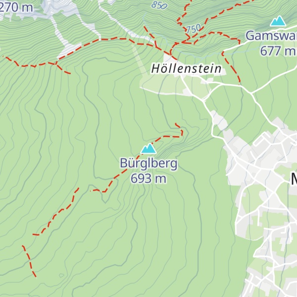Map of Bürglberg