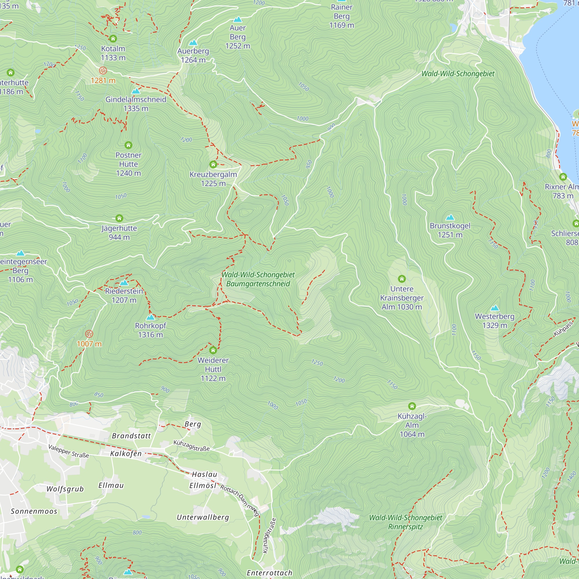 Krainsberger Hütte map