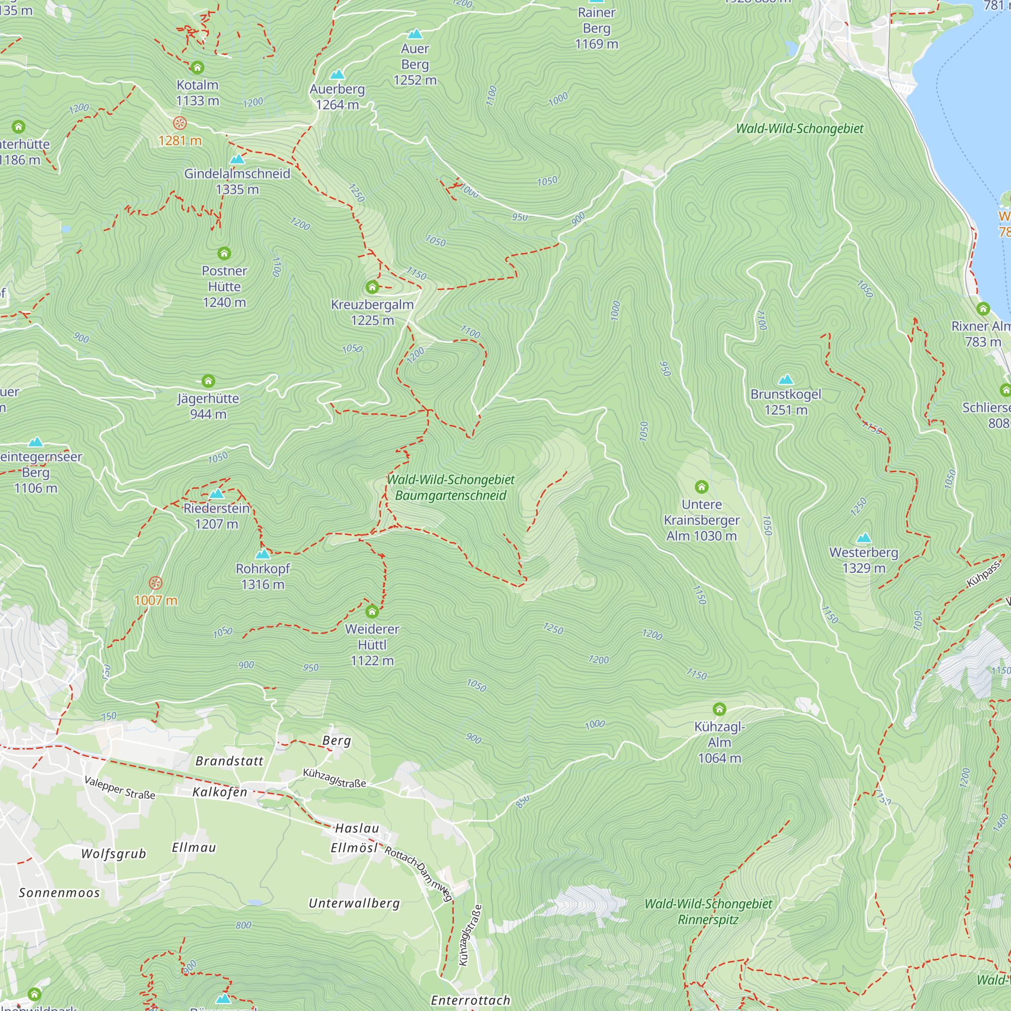 Krainsberger Hütte map