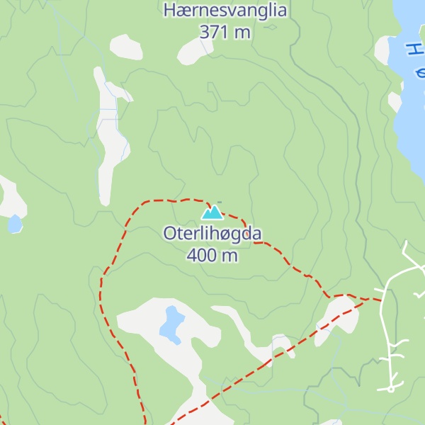 Map of Oterlihøgda