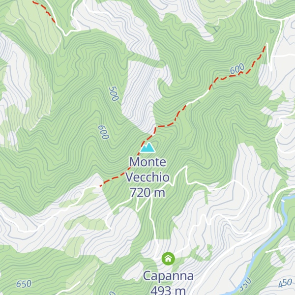 Map of Monte Vecchio