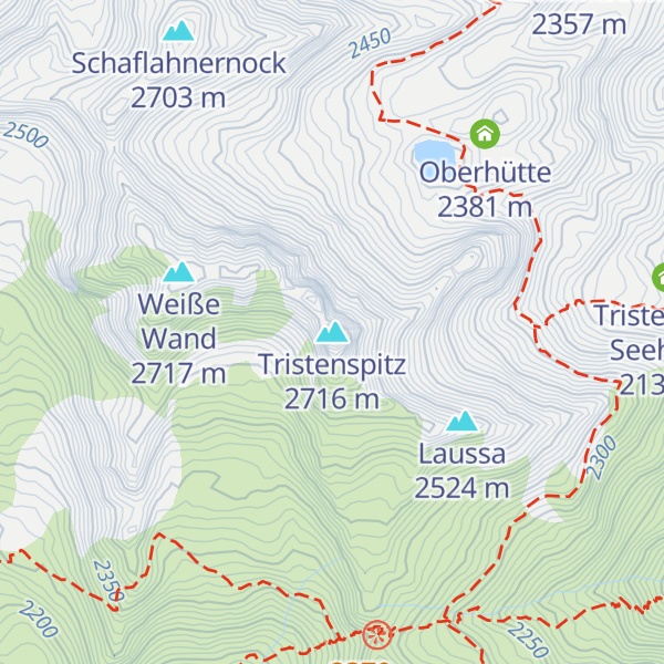 Map of Tristenspitz