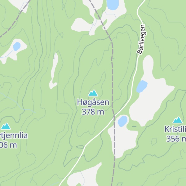 Map of Høgåsen