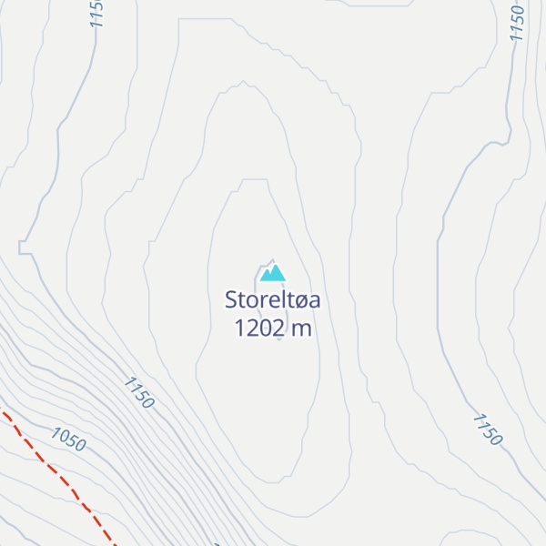 Map of Storeltøa
