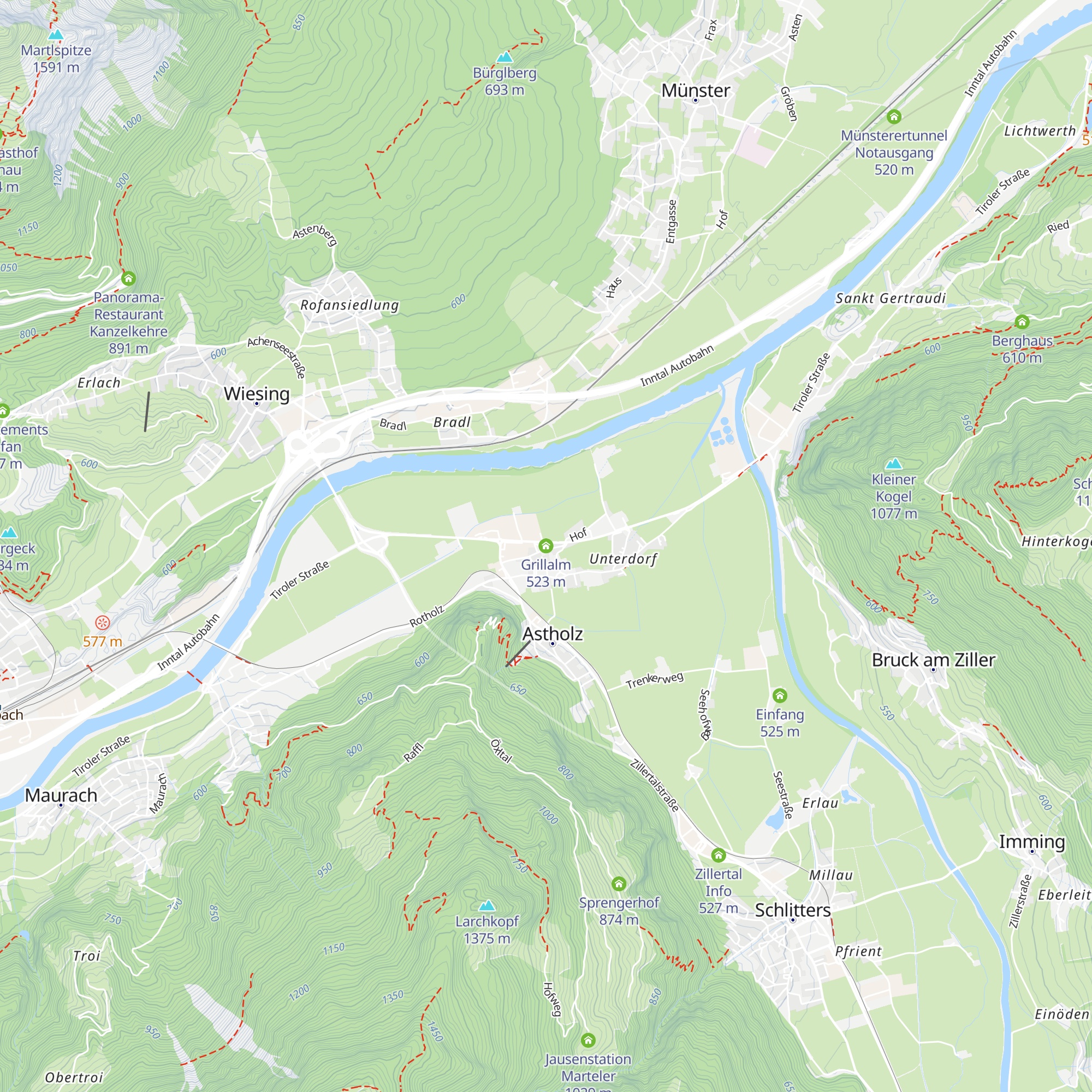 Grillalm map
