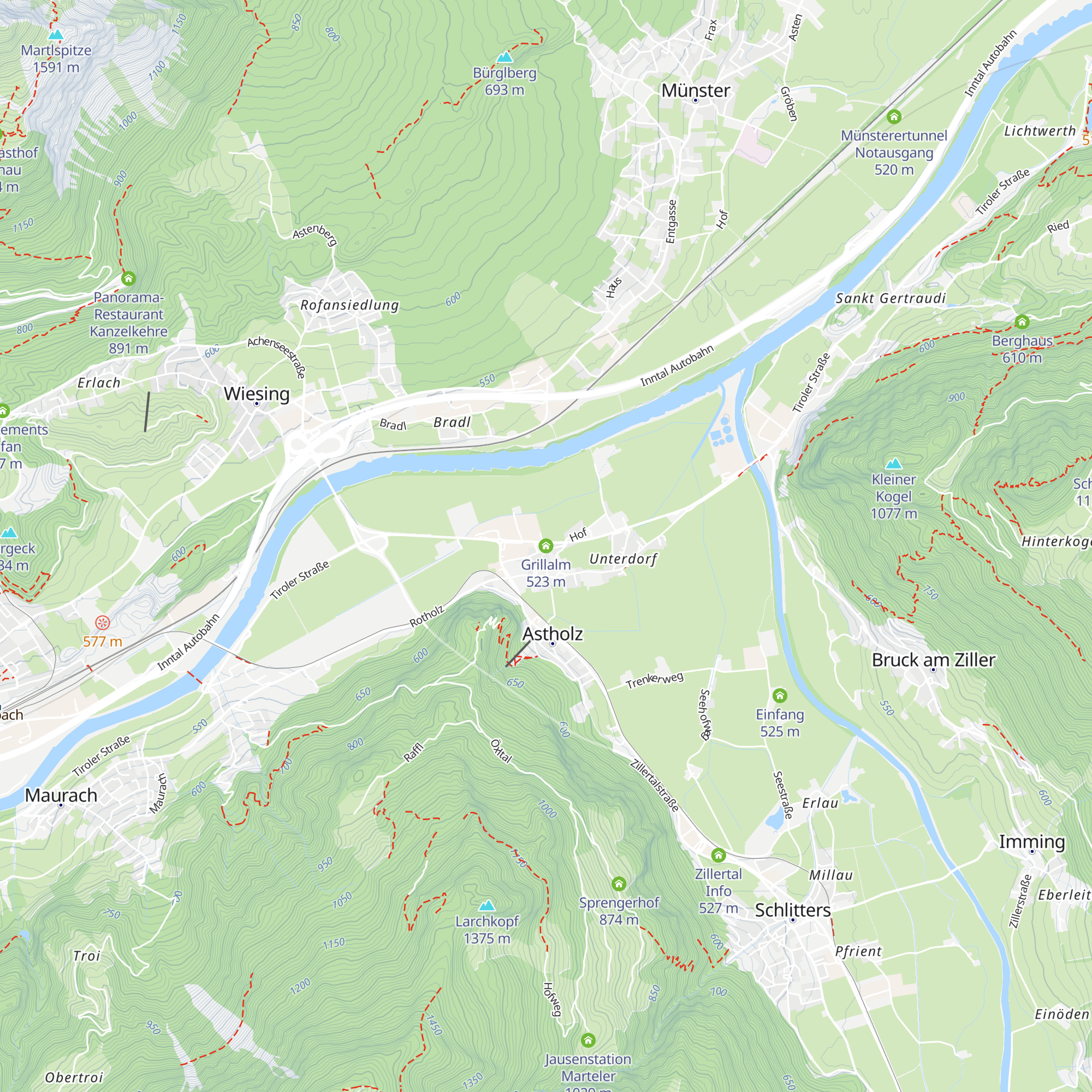 Grillalm map