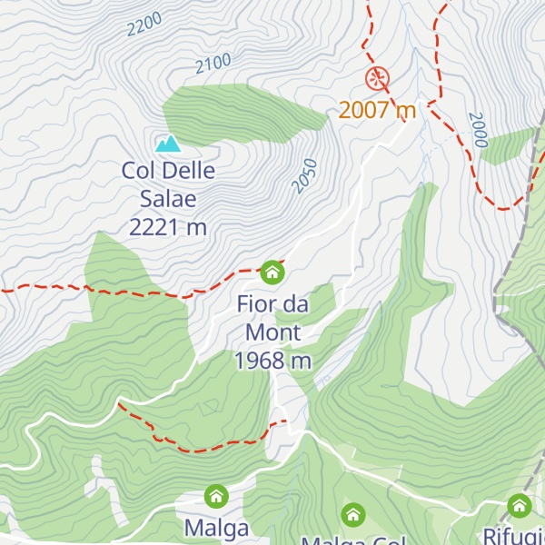 Map of Fior da Mont