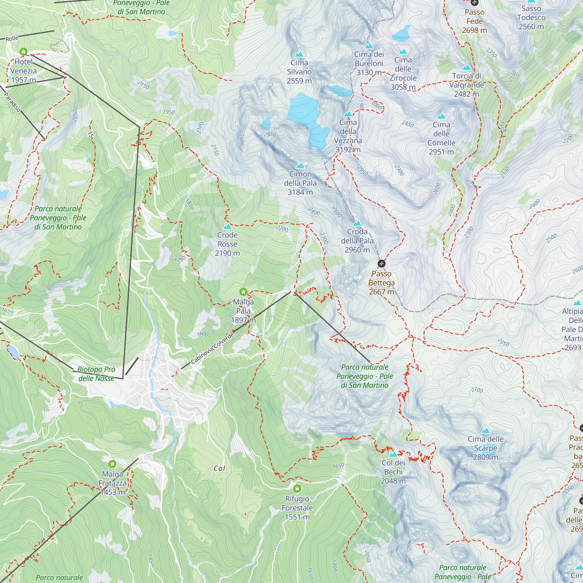 Ristorante Rifugio Colverde map