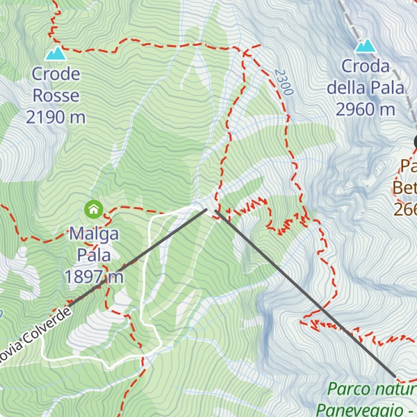 Map of Ristorante Rifugio Colverde
