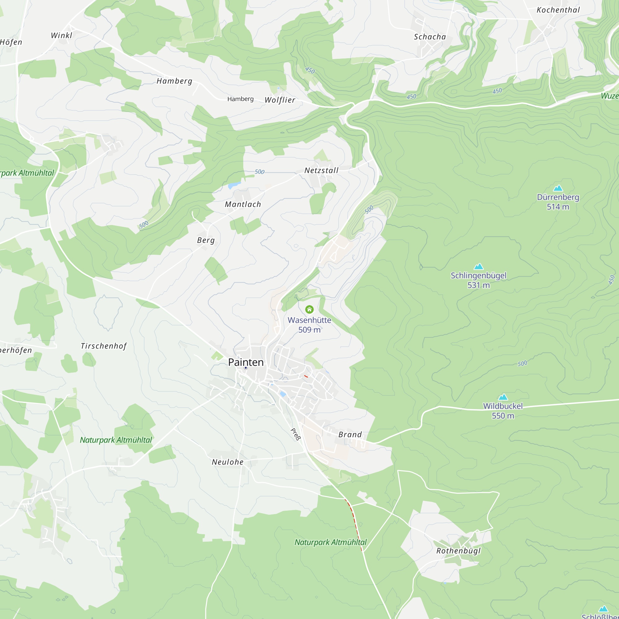 Wasenhütte map
