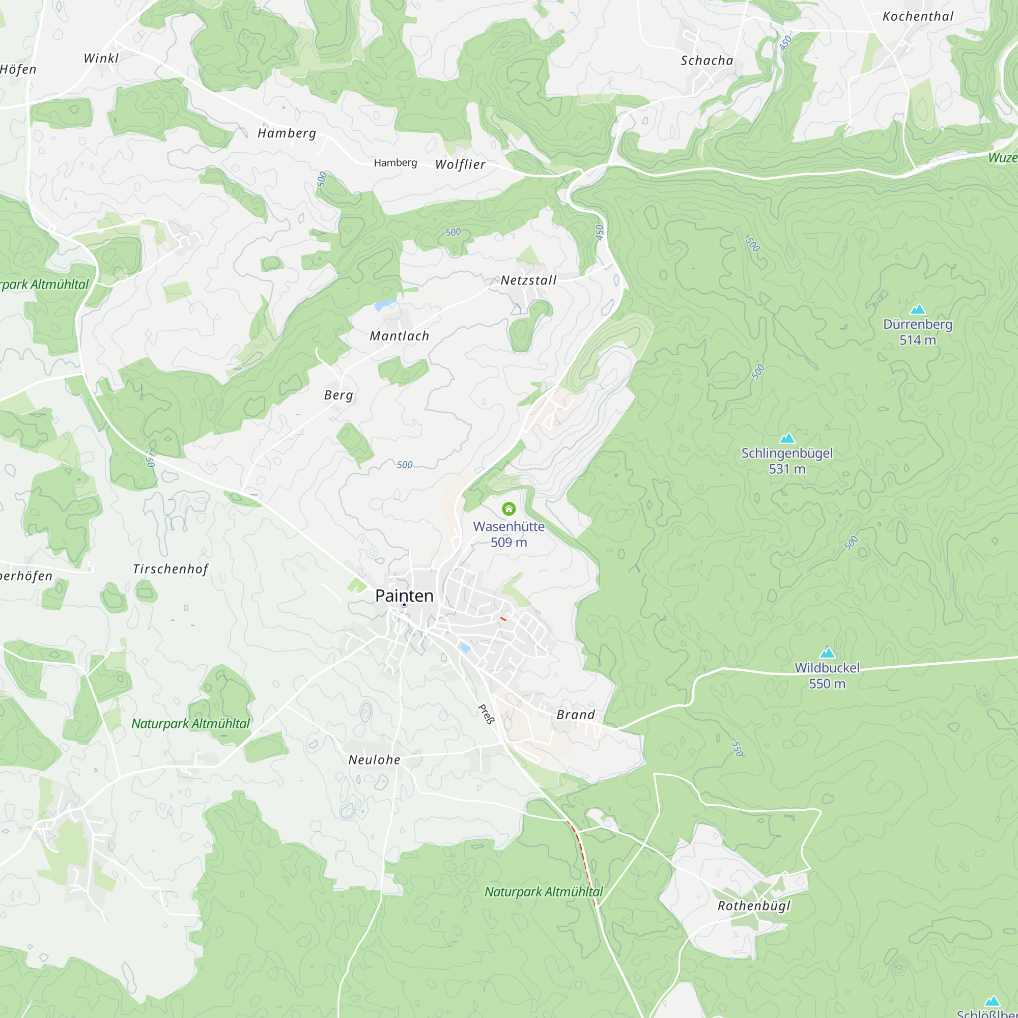 Wasenhütte map