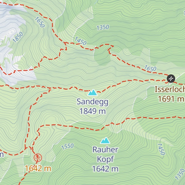 Map of Sandegg