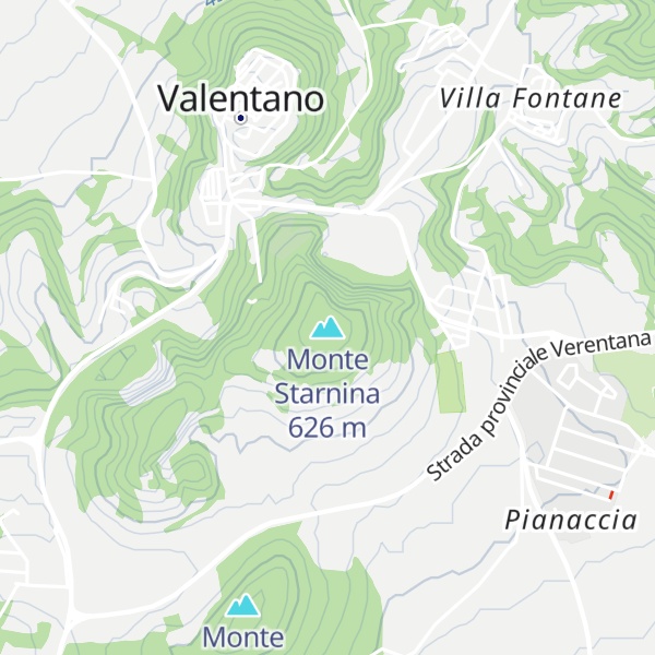Map of Monte Starnina