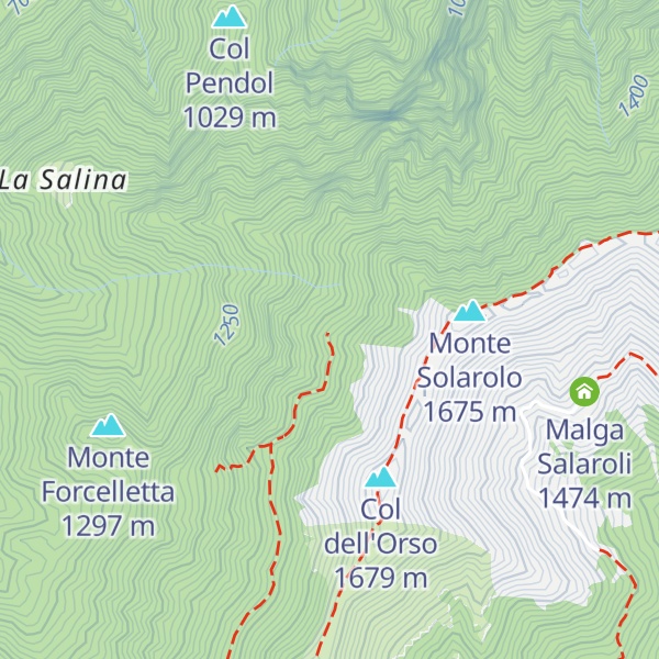 Map of Bivacco Murelon "A. Scopel"