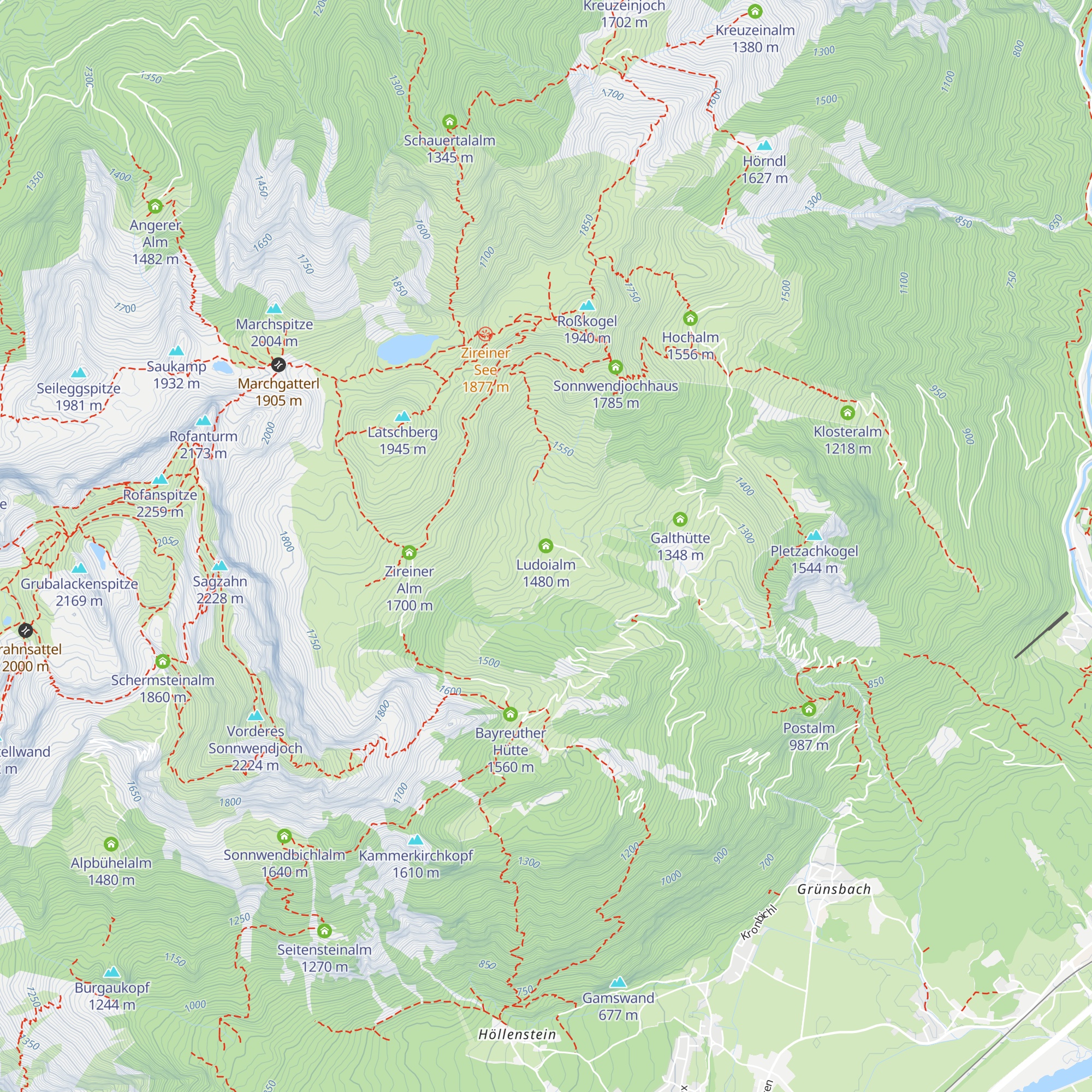 Ludoialm map