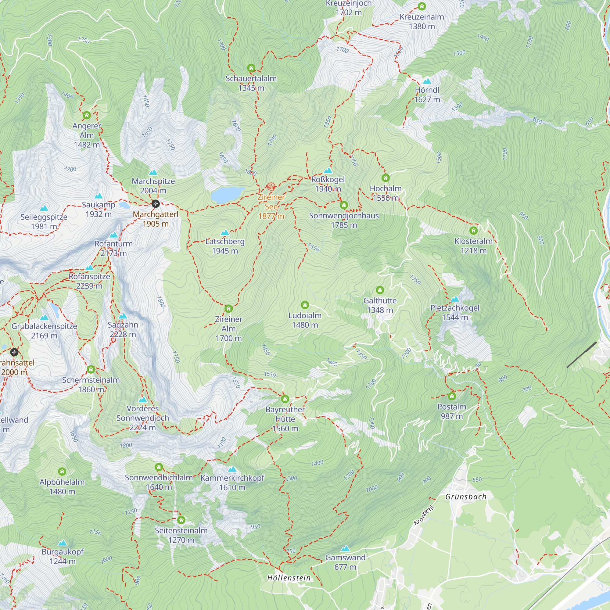 Ludoialm map