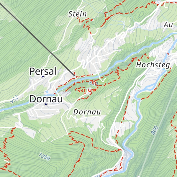 Map of Ferienhotel Aussicht