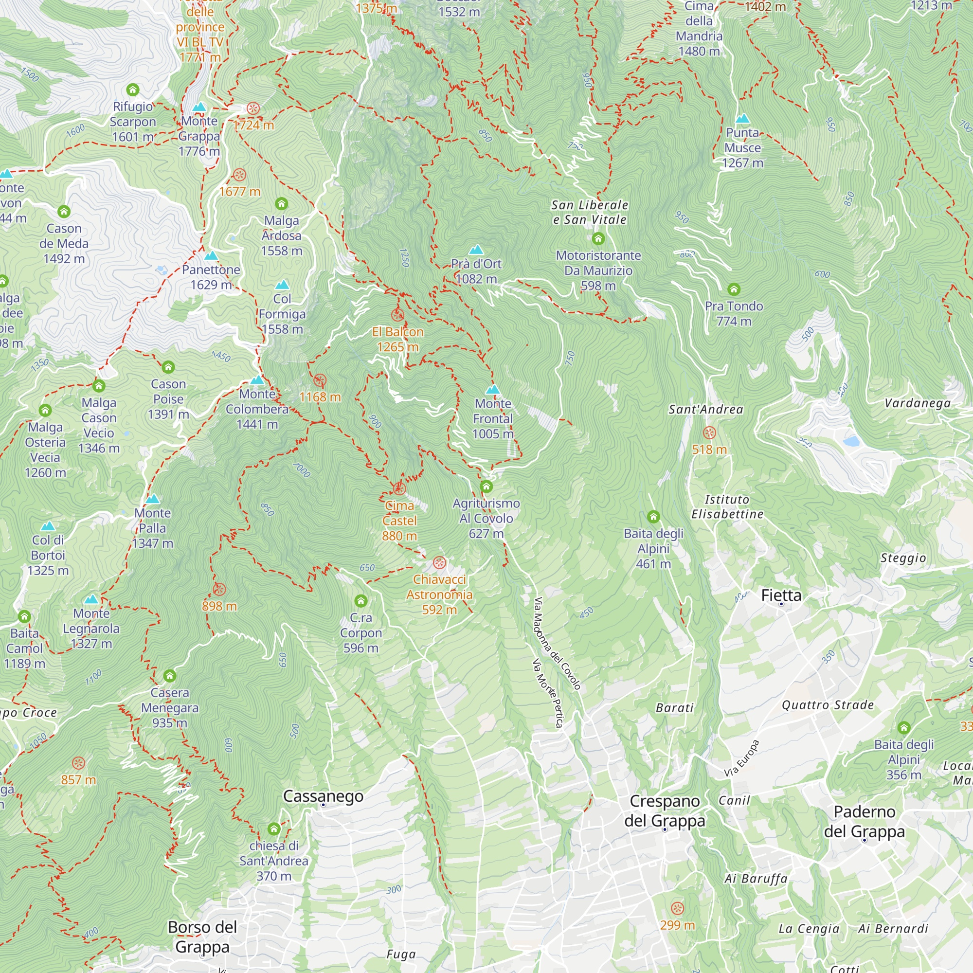 Agriturismo Al Covolo map