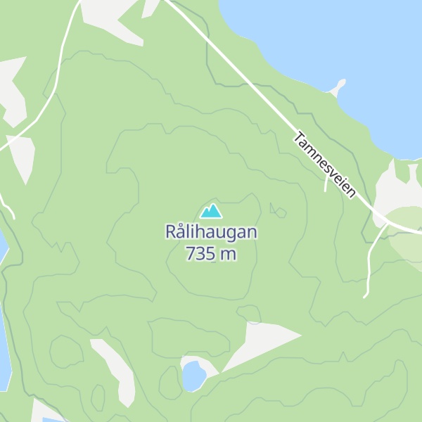Map of Rålihaugan