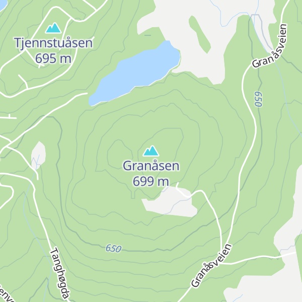 Map of Granåsen