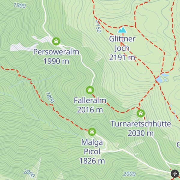 Map of Falleralm