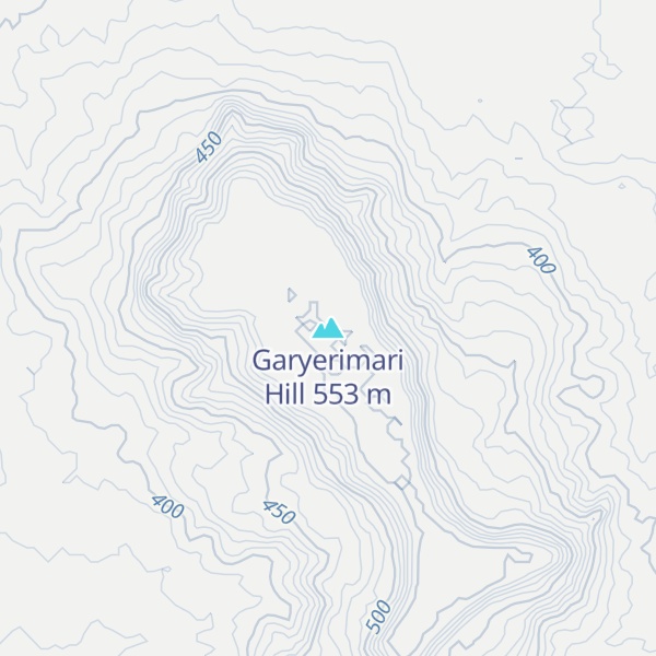 Map of Garyerimari Hill