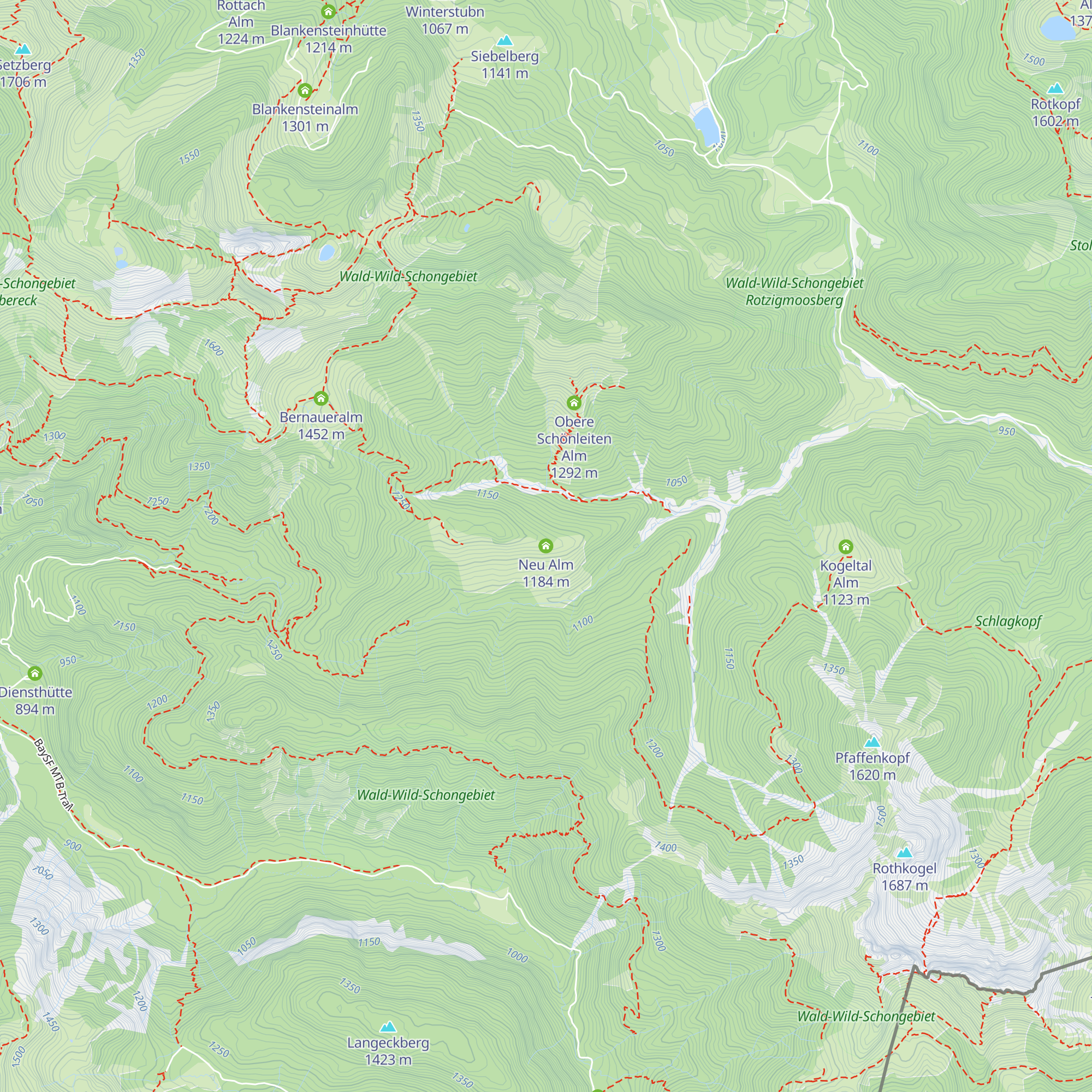 Neu Alm map