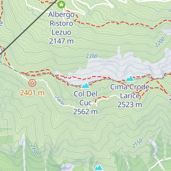 Map of Col Del Cuc