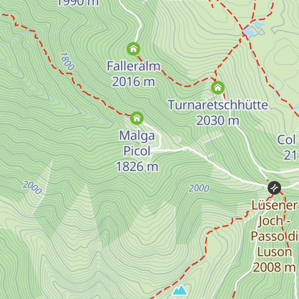 Map of Hinterlahneralm