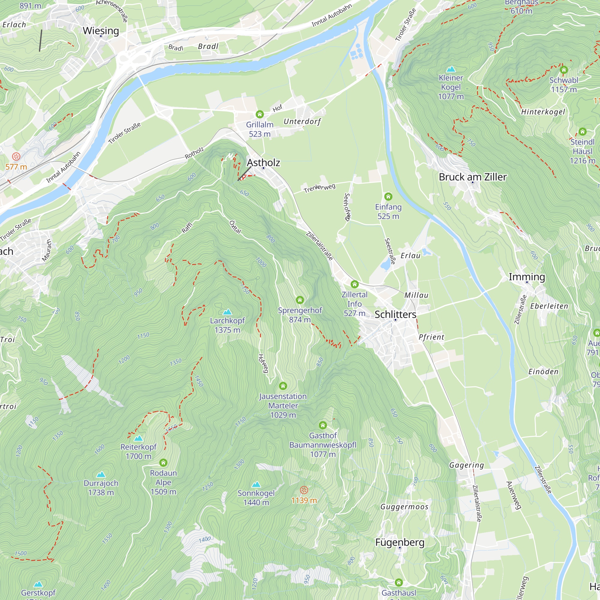 Sprengerhof map