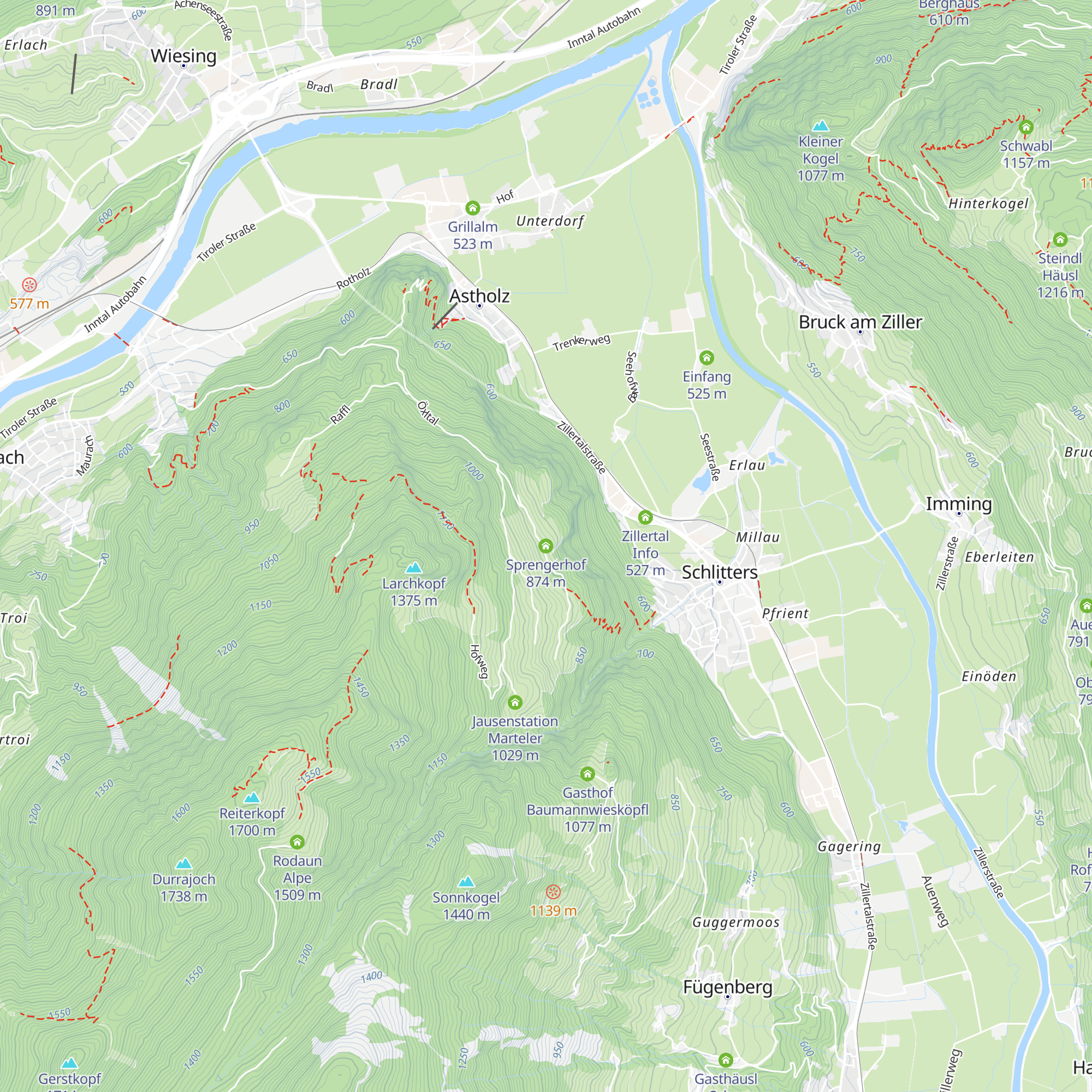 Sprengerhof map