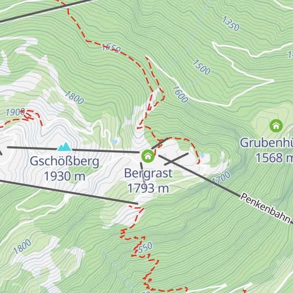 Map of Stieralm Penken