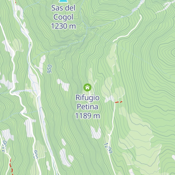 Map of Rifugio Petina
