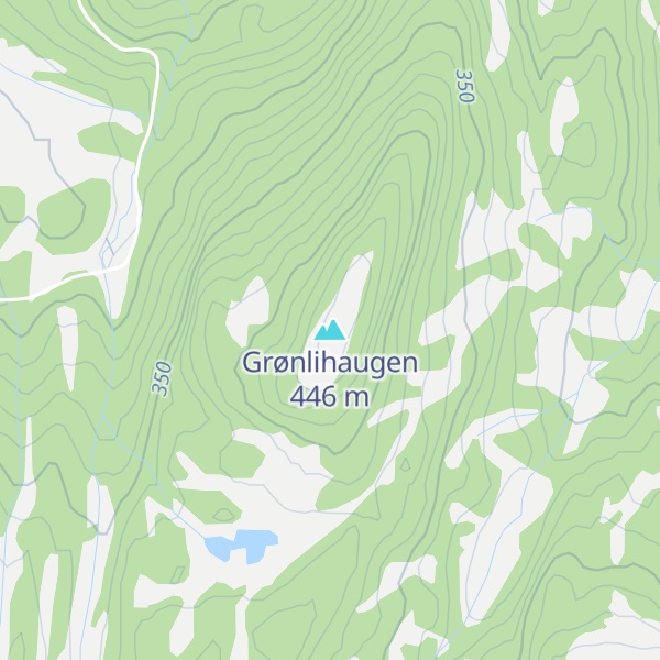 Map of Grønlihaugen