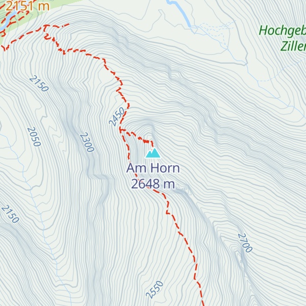 Map of Am Horn