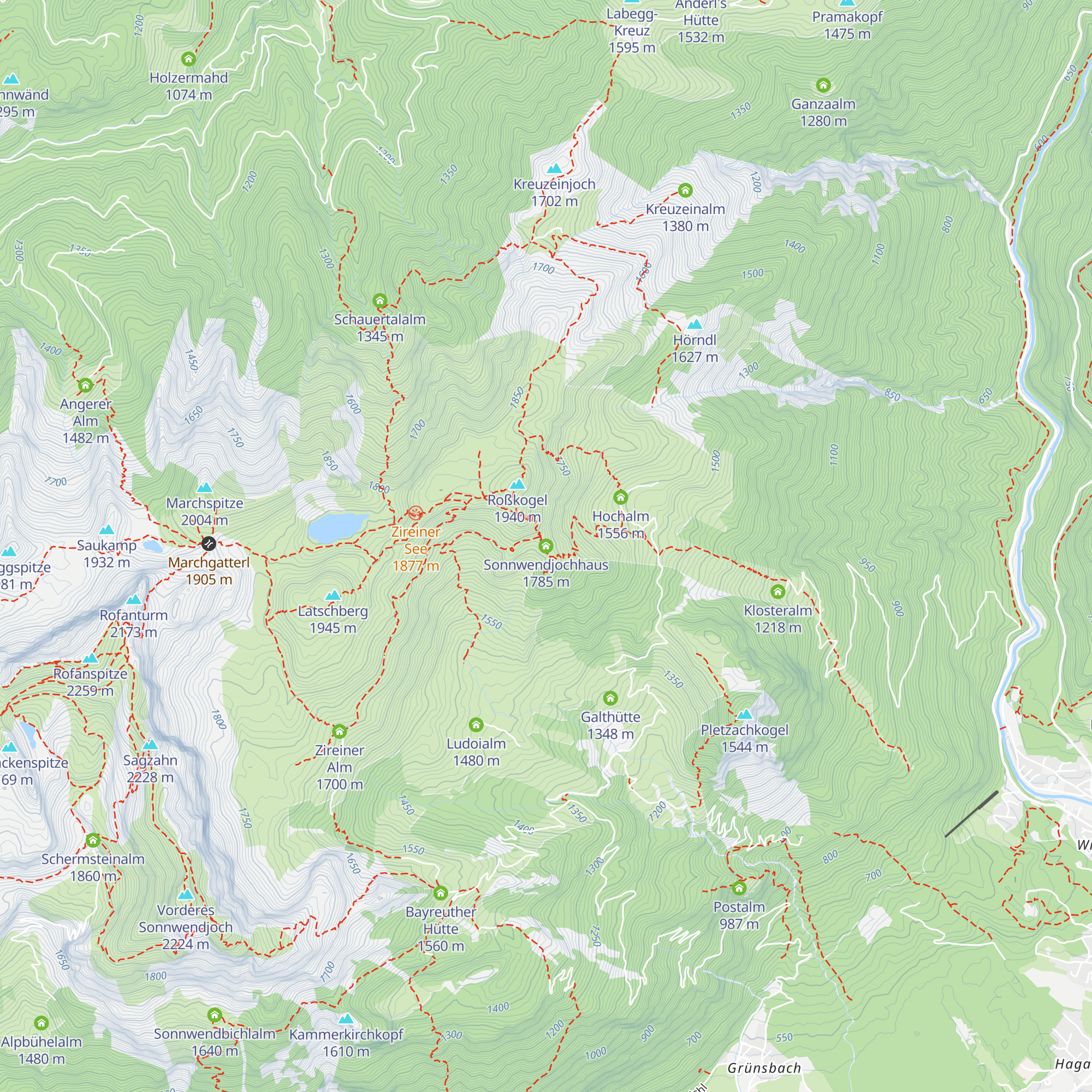 Sonnwendjochhaus map