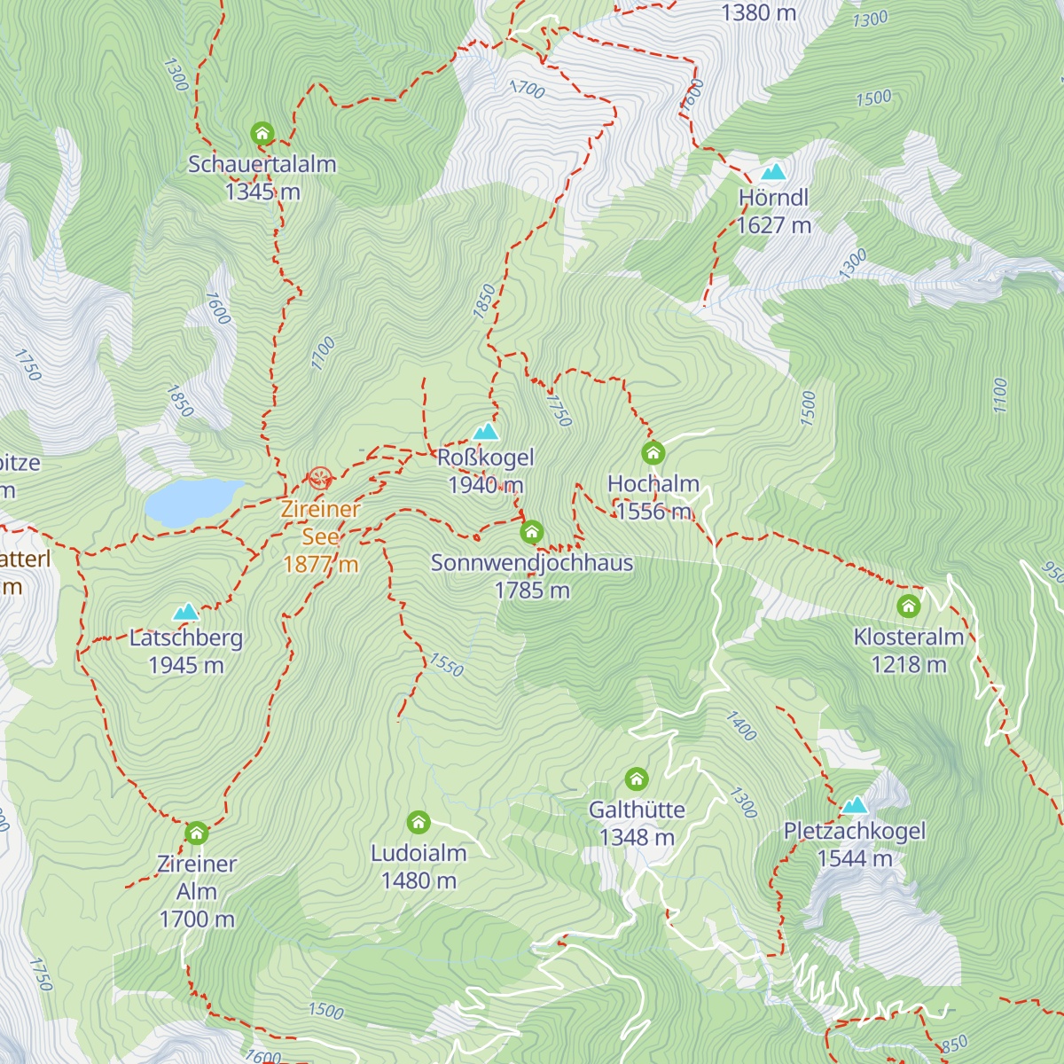 Sonnwendjochhaus map
