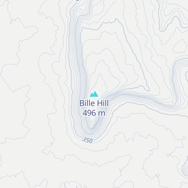 Map of Bille Hill